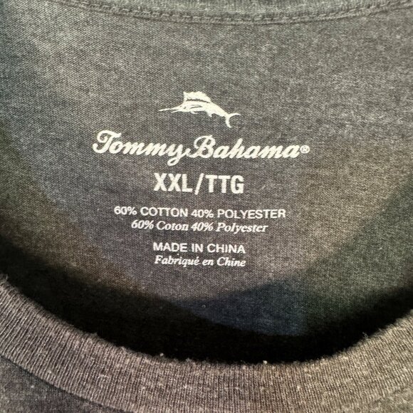 Tommy Bahama XXL Dark Heather Gray Cotton/Polyester Found These On Kegslist - Picture 5 of 6